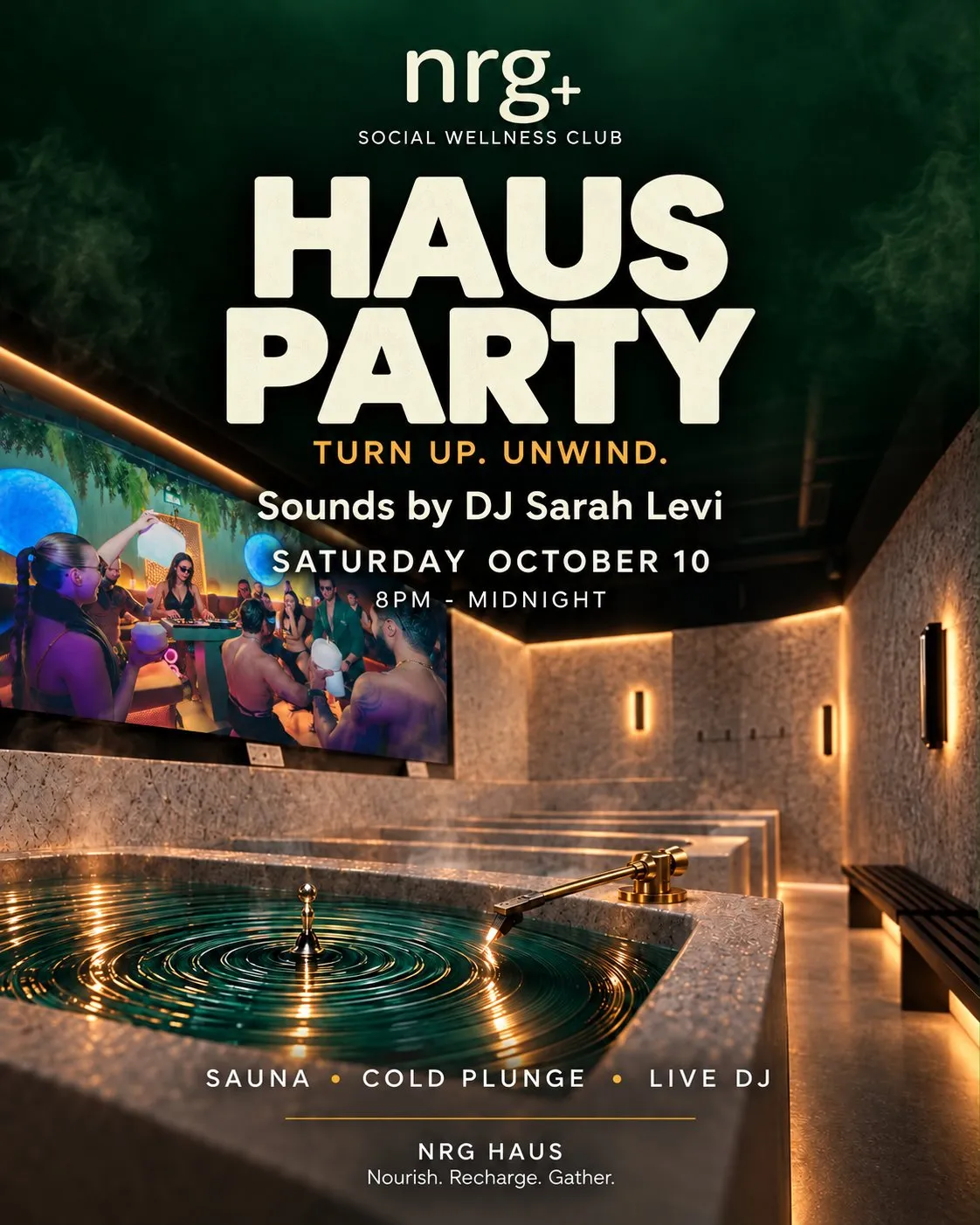 Haus party october 10 poster