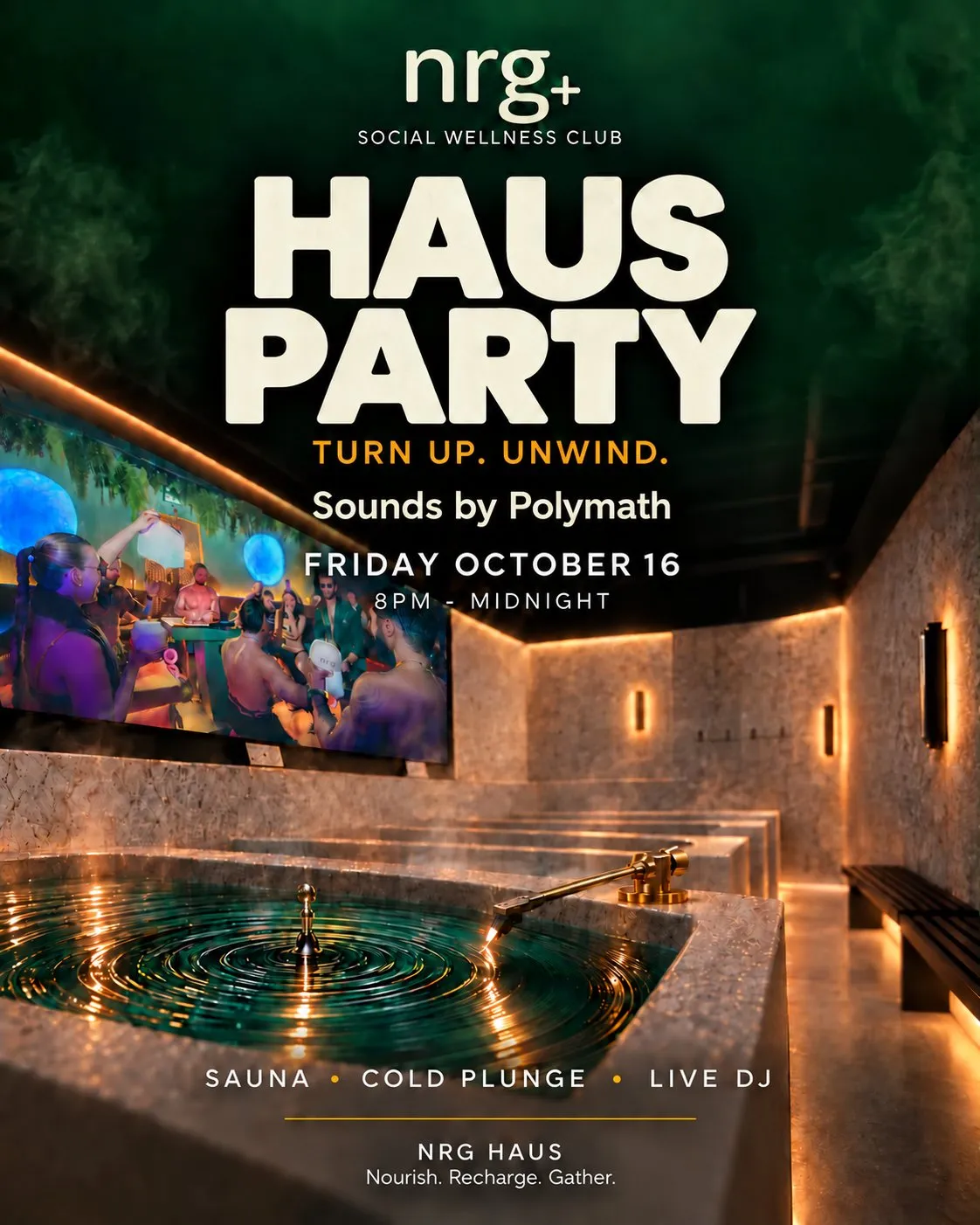 Haus party october 16 poster