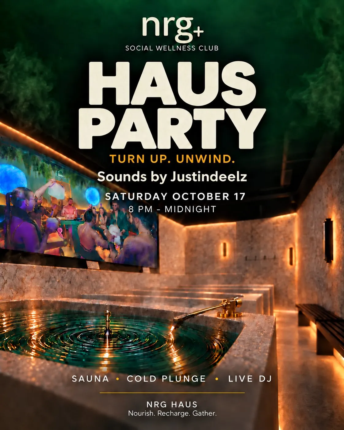 Haus party october 17 poster