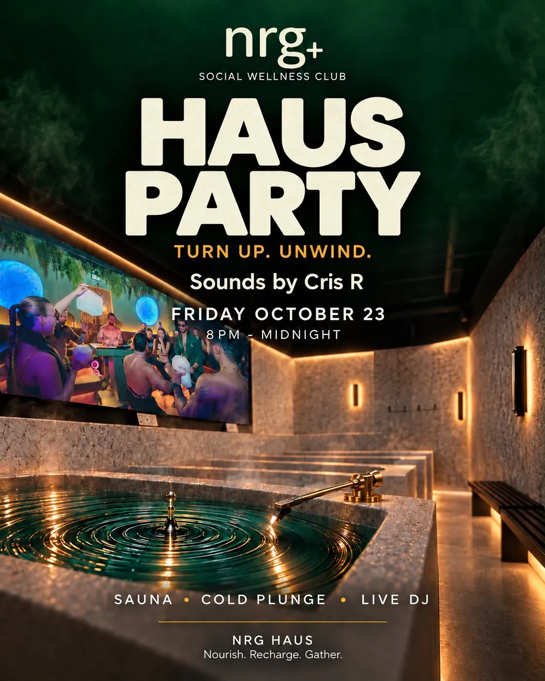 Haus party october 23 poster
